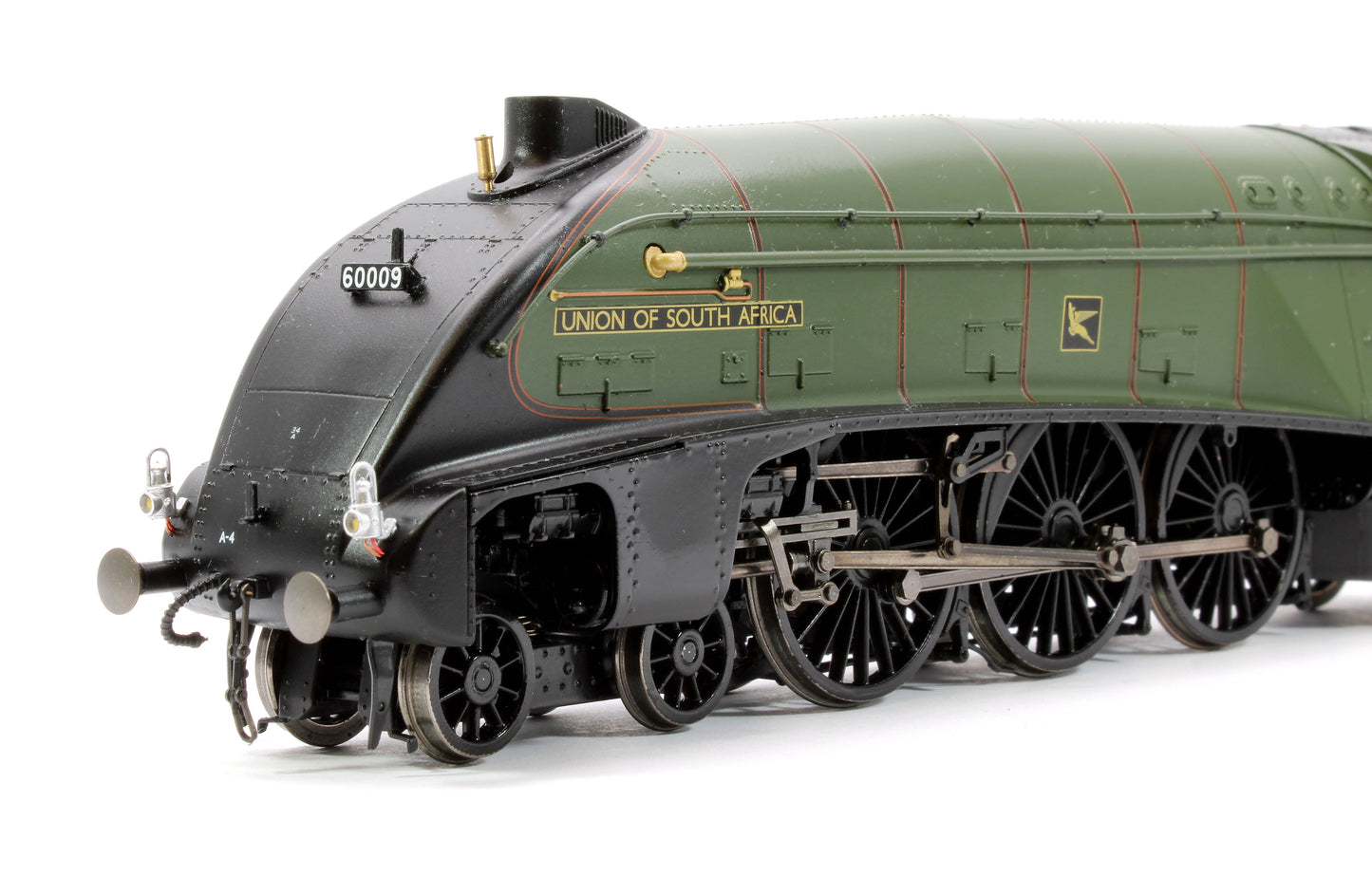 Black Label Class A4 Union of South Africa BR Green (Early Crest) Unvalanced 4-6-2 No.60009 Steam Locomotive - DCC Sound & Smoke