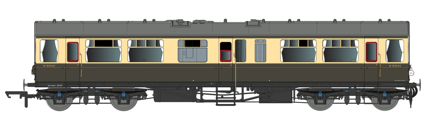 Black Label GWR Great Western Q13 Inspection Saloon, BR WR Chocolate & Cream W80943