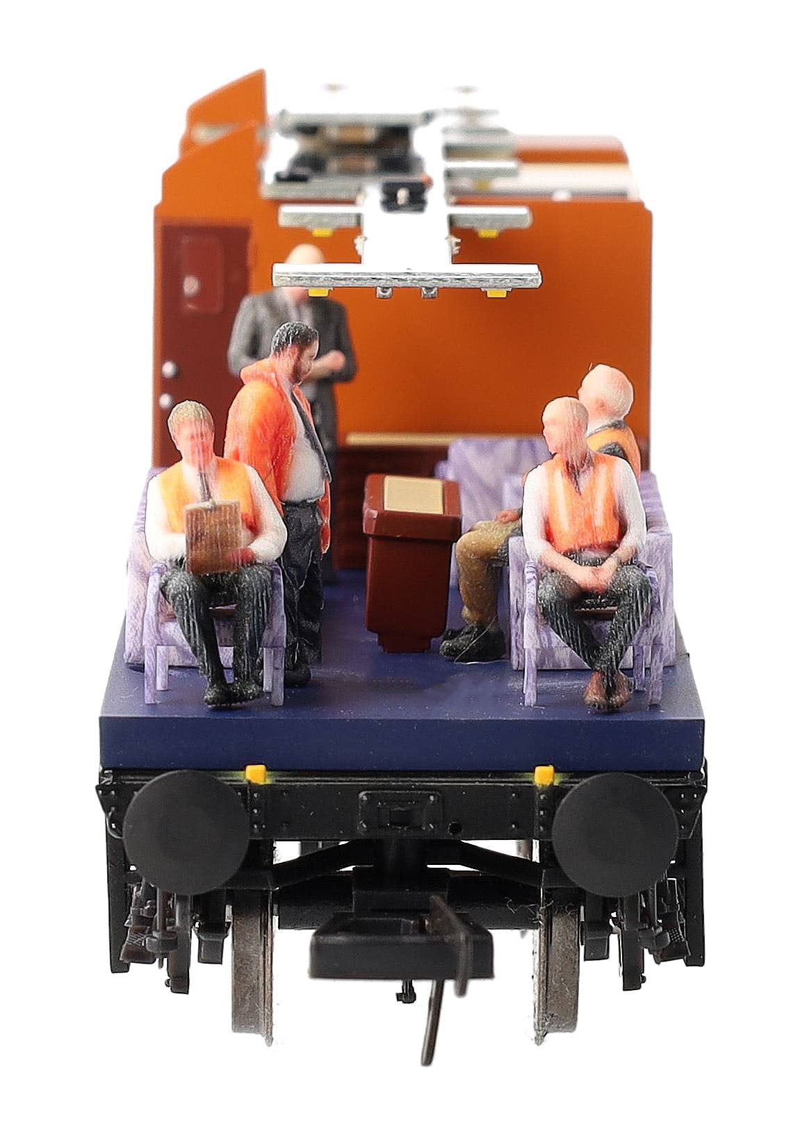 1:76 Scale Exclusive Black Label Hi-Vis BR Q13 Inspection Saloon Engineers - Full Colour 3D Print