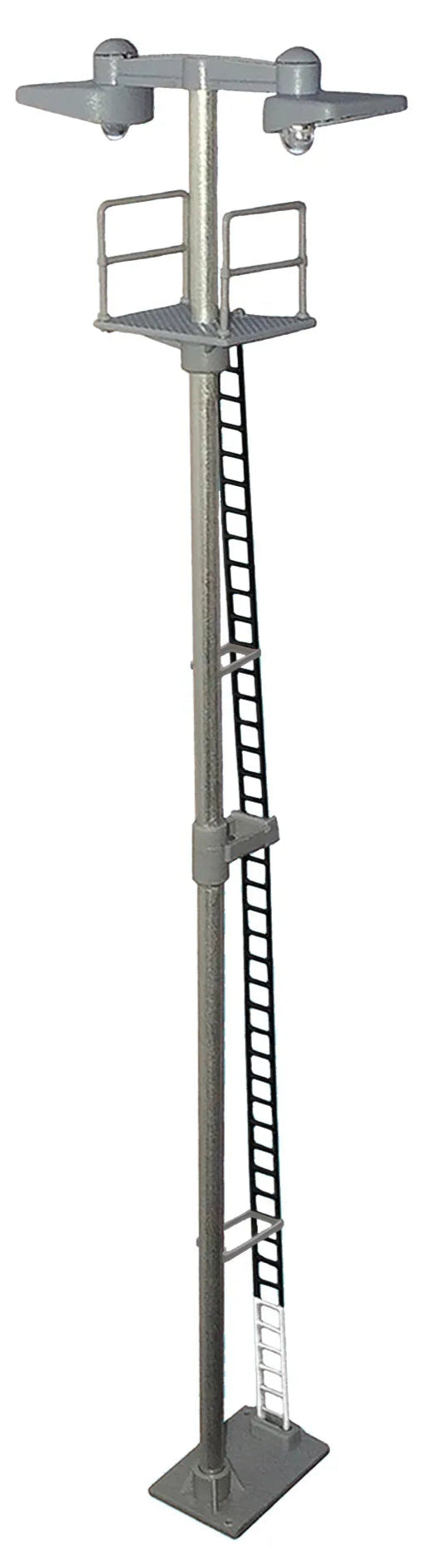 Dustpan Twin Head Tall Yard Lamp Black Ladder