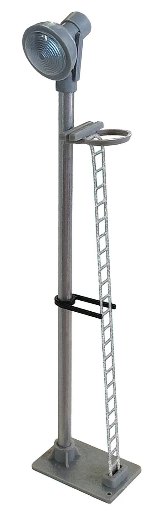 Single Spotlight Head Short Yard Lamp (Silver Ladder) White LED