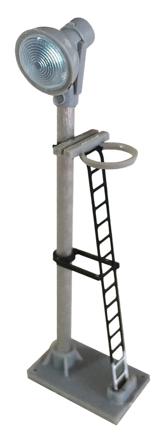 Bl13B Berko Single Spotlight Head Short Lamp Black Ladder