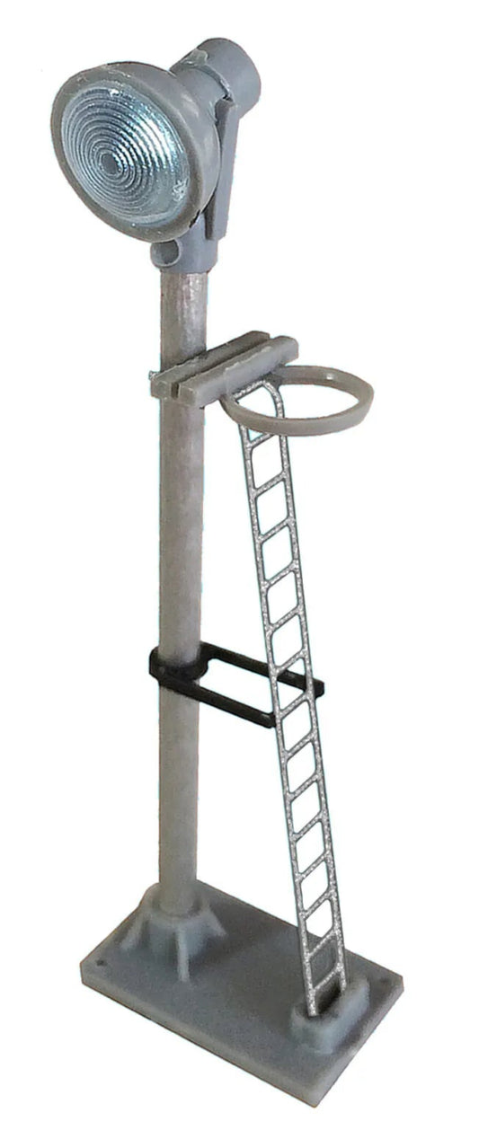 Single Spotlight Head Short Lamp (Silver Ladder) White LED