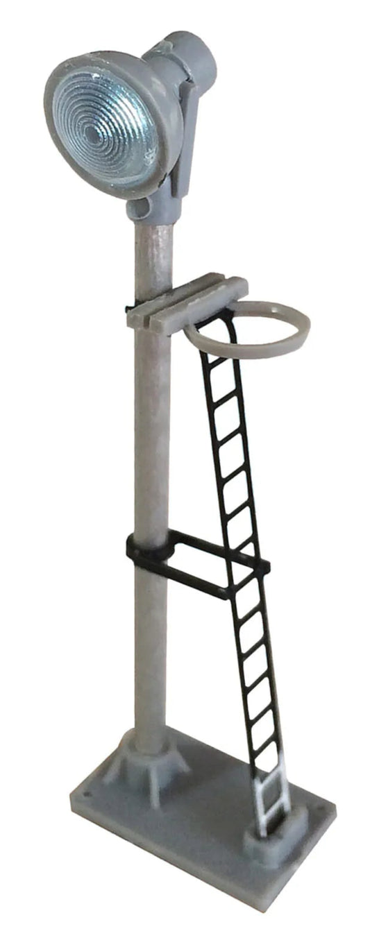 Bl14B Berko Single Spotlight Head Short Lamp (Yellow Led) Black Ladder