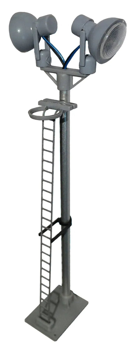 Twin Spotlight Head Short Lamp (Silver Ladder) Yellow LED