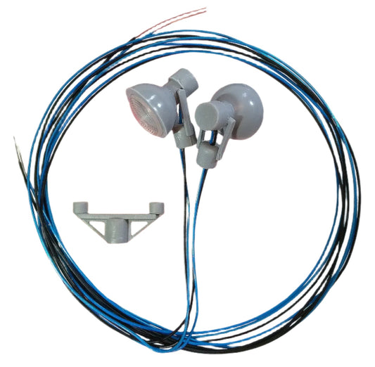 Spotlight Head Only Twin Pack White LED