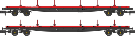 Borail BRA Railfreight Red Twin Pack