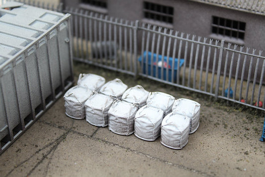 White Tonne Bags Resin Models - WHITE - Pack of 10