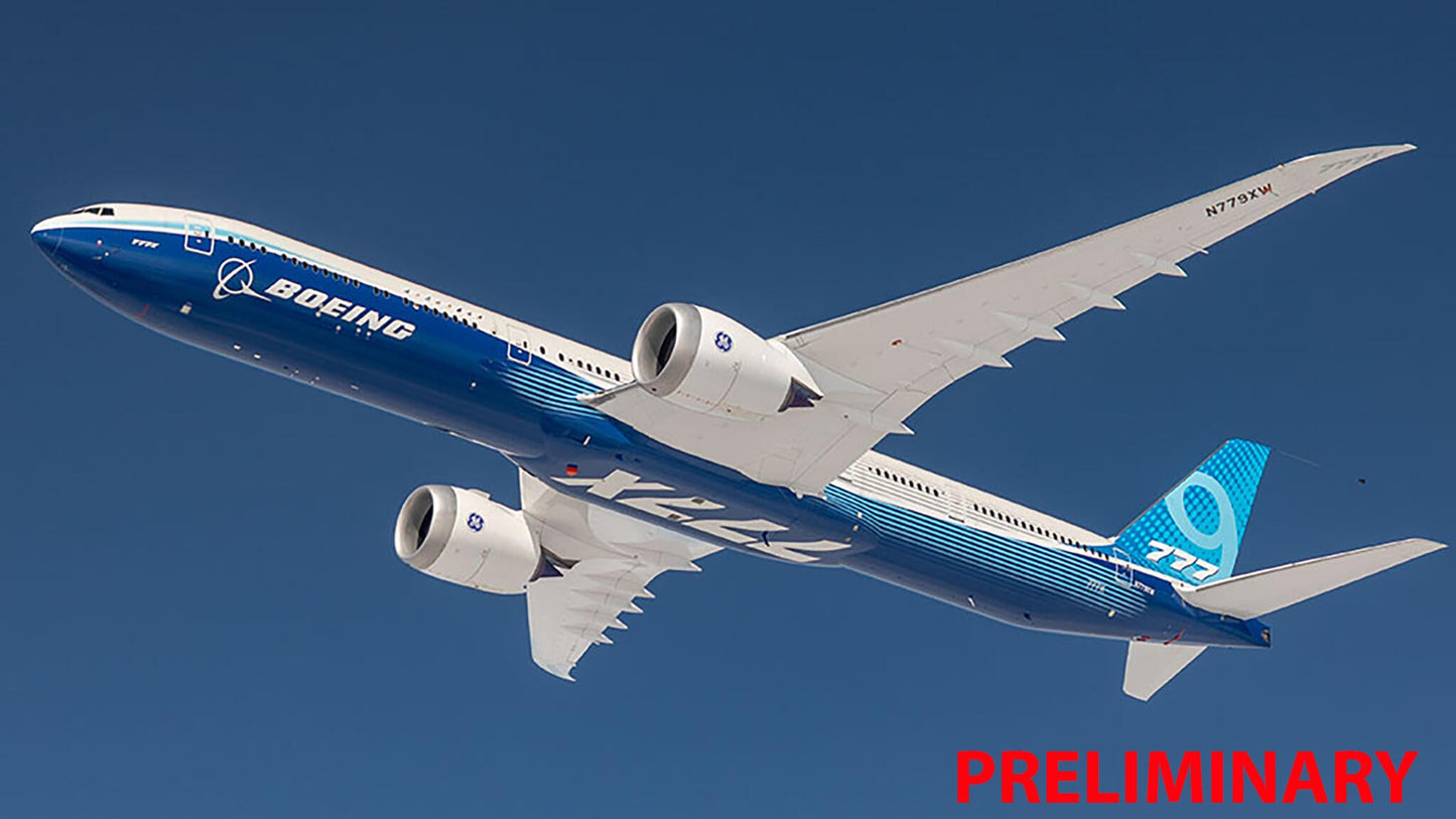 Boeing 777-9 Model Kit