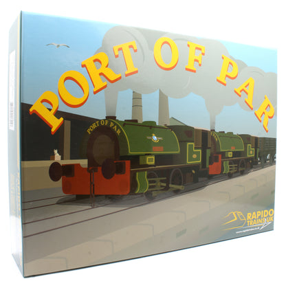Port of Par Bagnalls Twin Pack - Lined Dark Green Steam Locomotive - DCC Sound