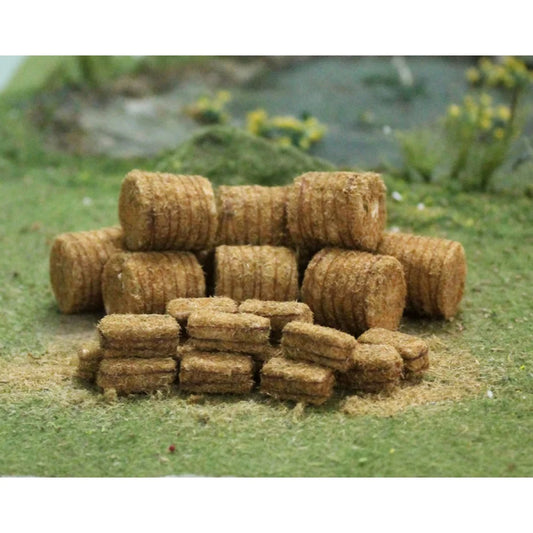 00378- Straw Bales (10 round/20square)