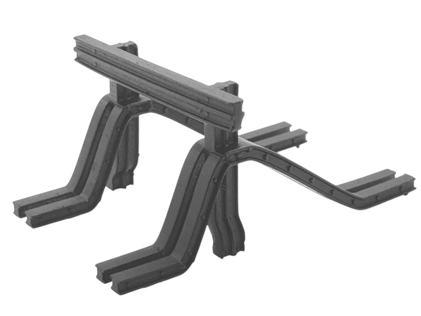 OO/HO Gauge Railway Buffer Stops (x4) – Resin, Unpainted Model Kit