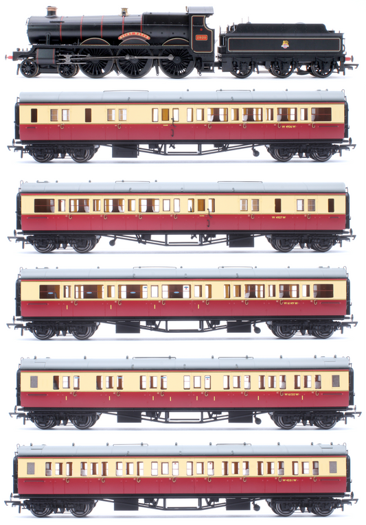 Hornby 'Saint' Class and 5 Collett Coaches Bundle
