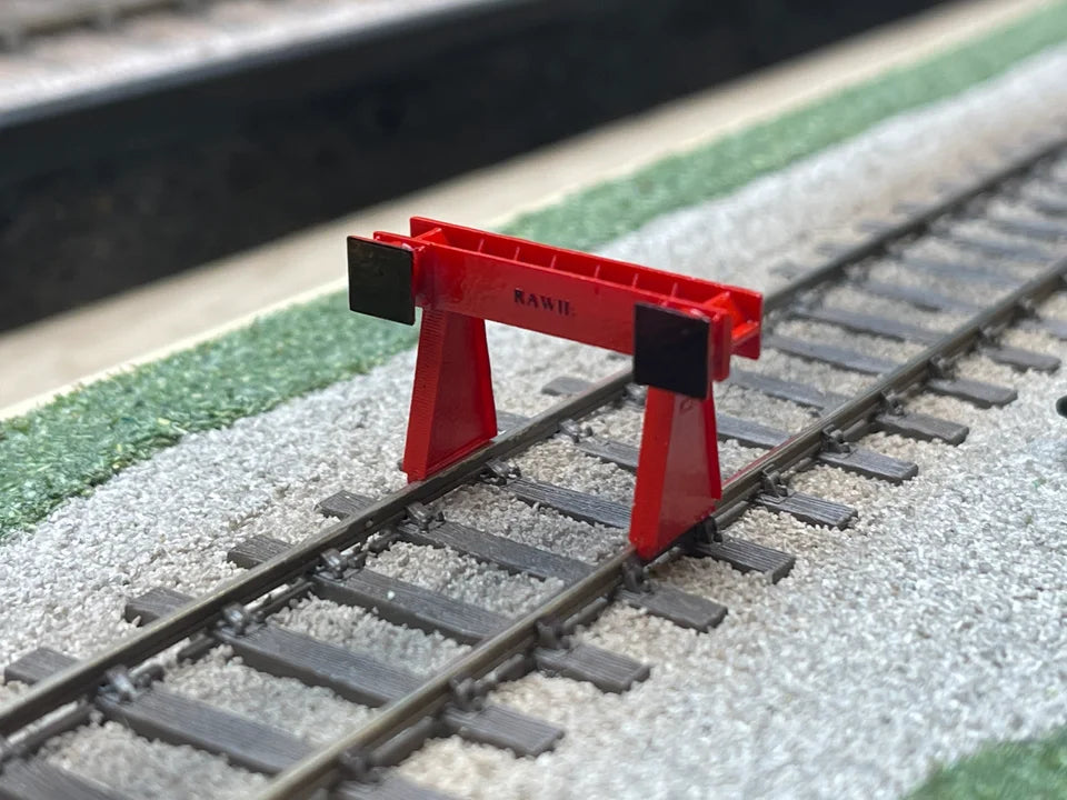 OO Gauge Rawie Buffer Stop (Pack of 3) - Unpainted