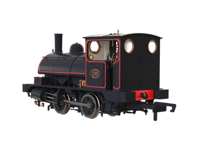 LYR 'Pug' 0-4-0ST 155 LYR Lined Black Steam Locomotive - DCC Sound