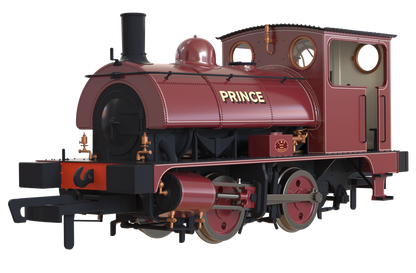 LYR 'Pug' 0-4-0ST "Prince" United Glass Bottle Manufacturer Lined Red Steam Locomotive - DCC Sound