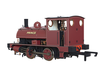 LYR 'Pug' 0-4-0ST "Prince" United Glass Bottle Manufacturer Lined Red Steam Locomotive - DCC Sound