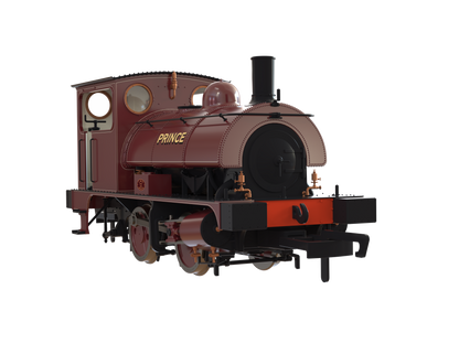 LYR 'Pug' 0-4-0ST "Prince" United Glass Bottle Manufacturer Lined Red Steam Locomotive - DCC Sound