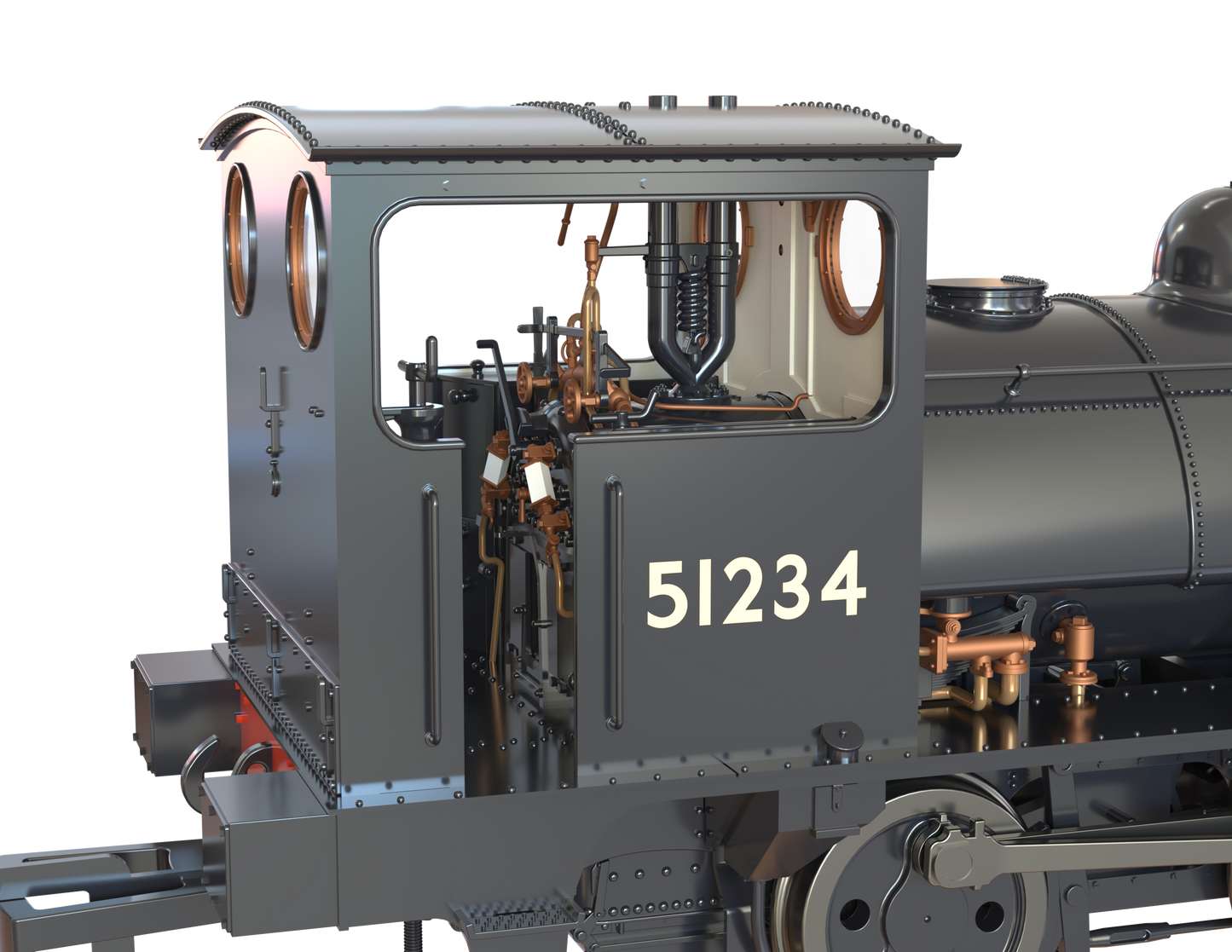 LYR 'Pug' 0-4-0ST 51234 BR Black Early Emblems Steam Locomotive - DCC Sound