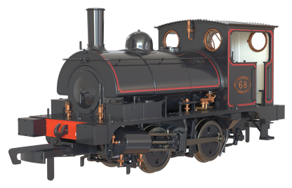 LYR 'Pug' 0-4-0ST 68 LYR Lined Black (as preserved) Steam Locomotive - DCC Sound