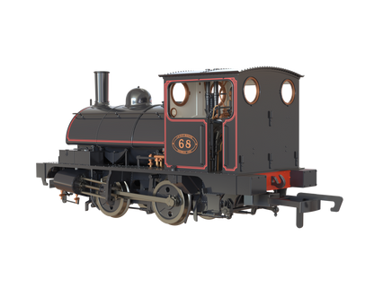 LYR 'Pug' 0-4-0ST 68 LYR Lined Black (as preserved) Steam Locomotive - DCC Sound