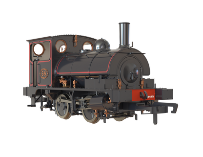 LYR 'Pug' 0-4-0ST 68 LYR Lined Black (as preserved) Steam Locomotive - DCC Sound