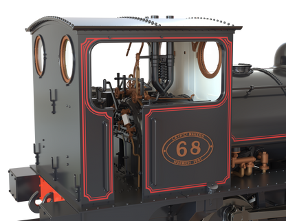 LYR 'Pug' 0-4-0ST 68 LYR Lined Black (as preserved) Steam Locomotive - DCC Sound