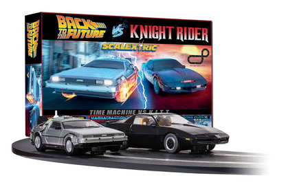 1980s TV - Back to the Future vs Knight Rider Race Set