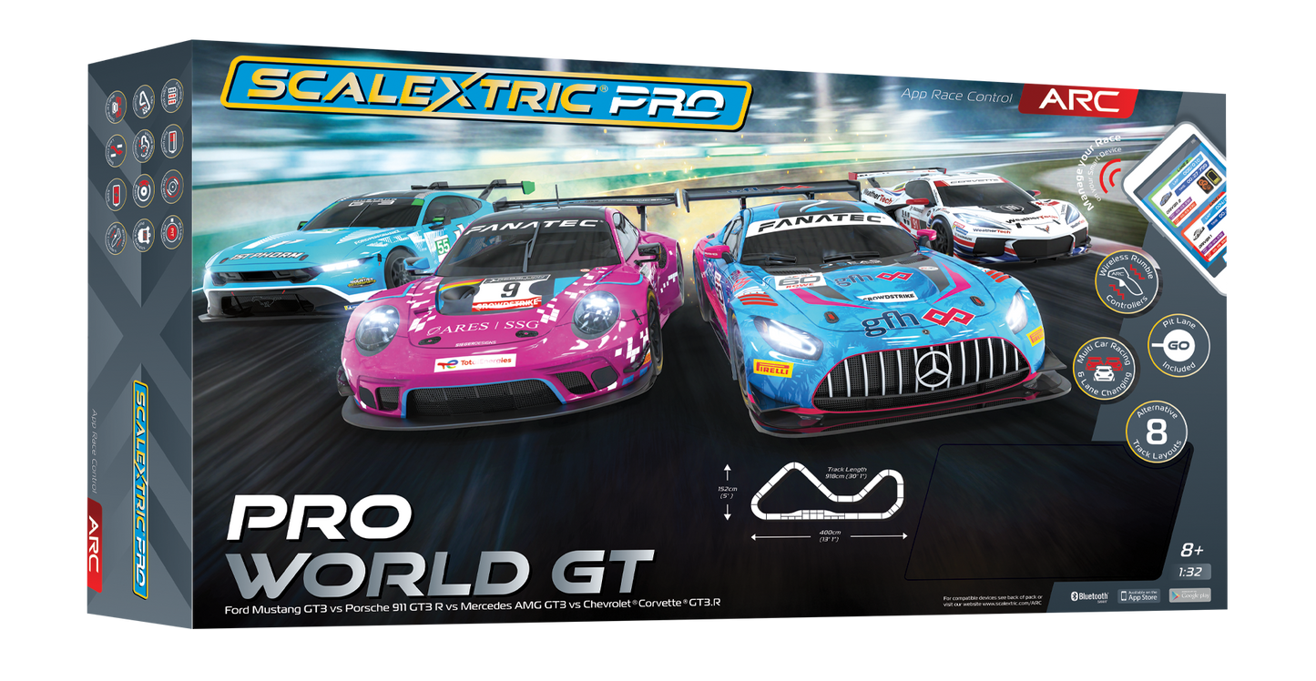 Scalextric Pro World GT Race Set