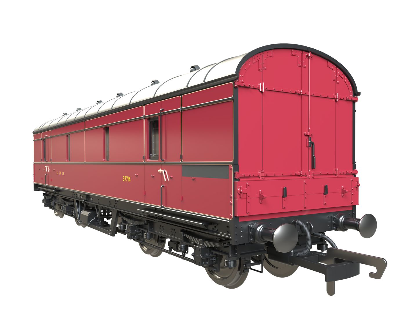 C2020 LMS 42ft GUV Parcels Van LMS Lined Crimson 37714