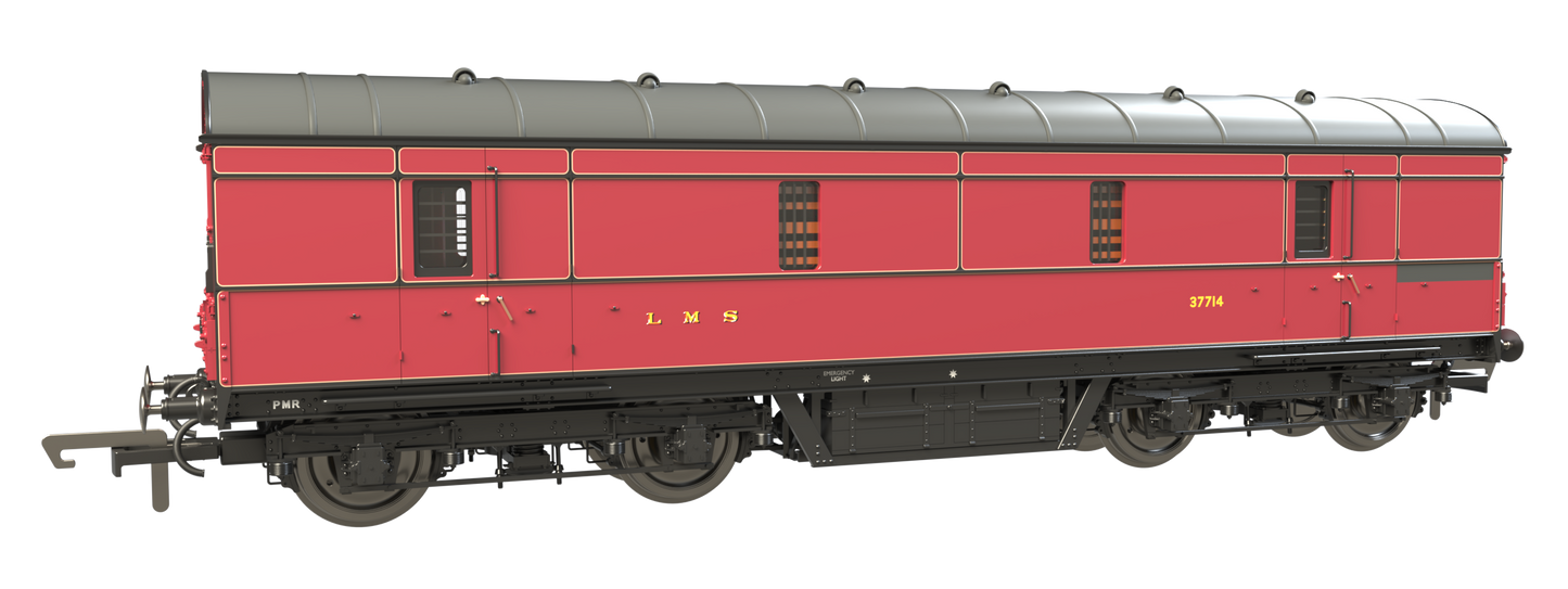 C2020 LMS 42ft GUV Parcels Van LMS Lined Crimson 37714