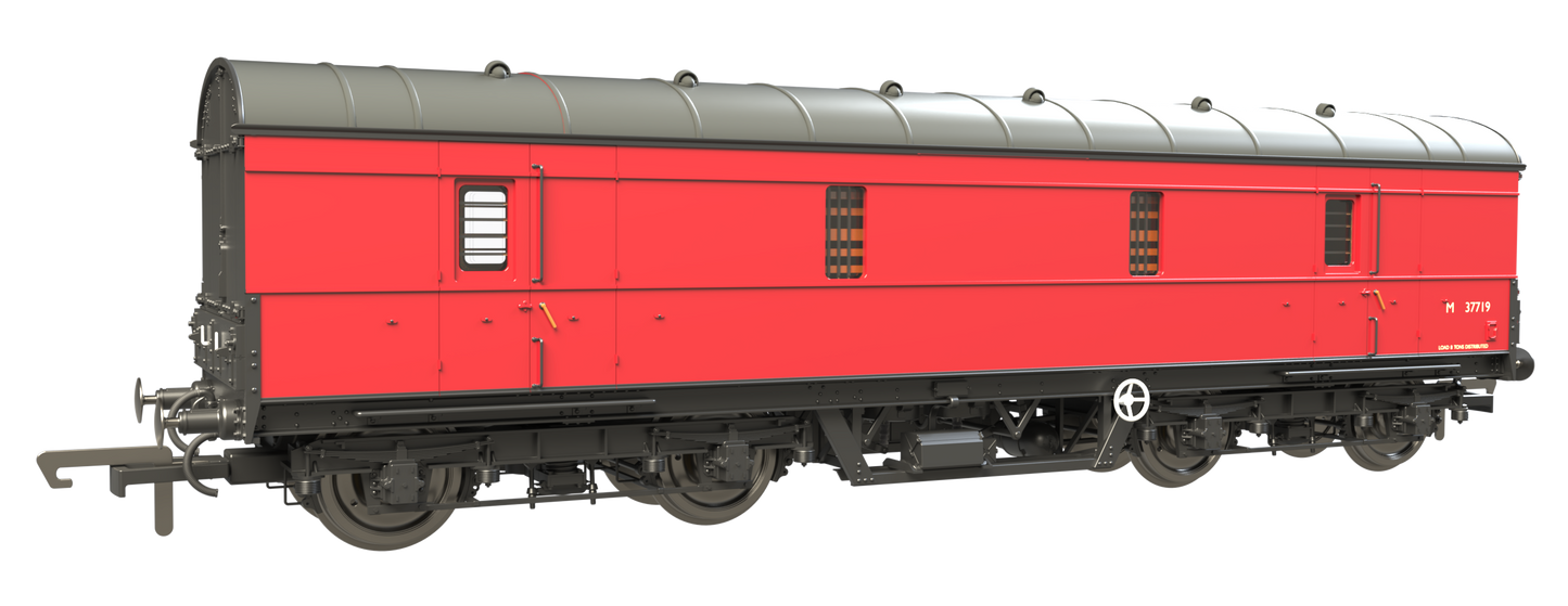 C2021 LMS 42ft GUV Parcels Van BR Crimson M37719
