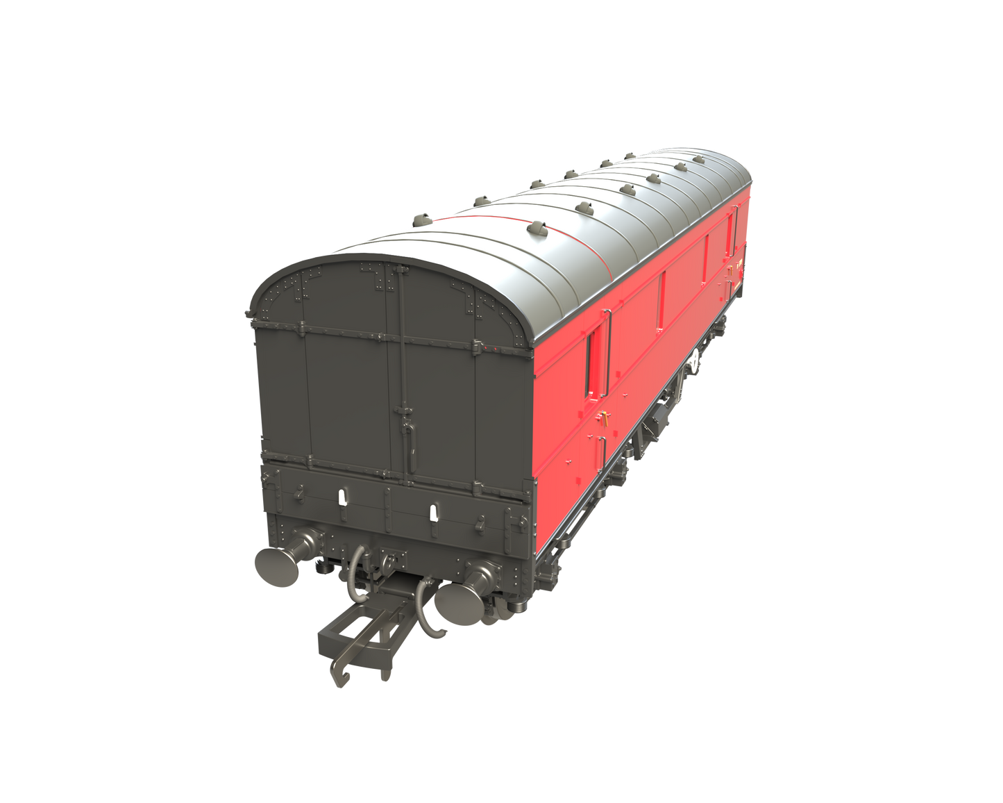 C2021 LMS 42ft GUV Parcels Van BR Crimson M37719