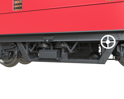 C2021 LMS 42ft GUV Parcels Van BR Crimson M37719