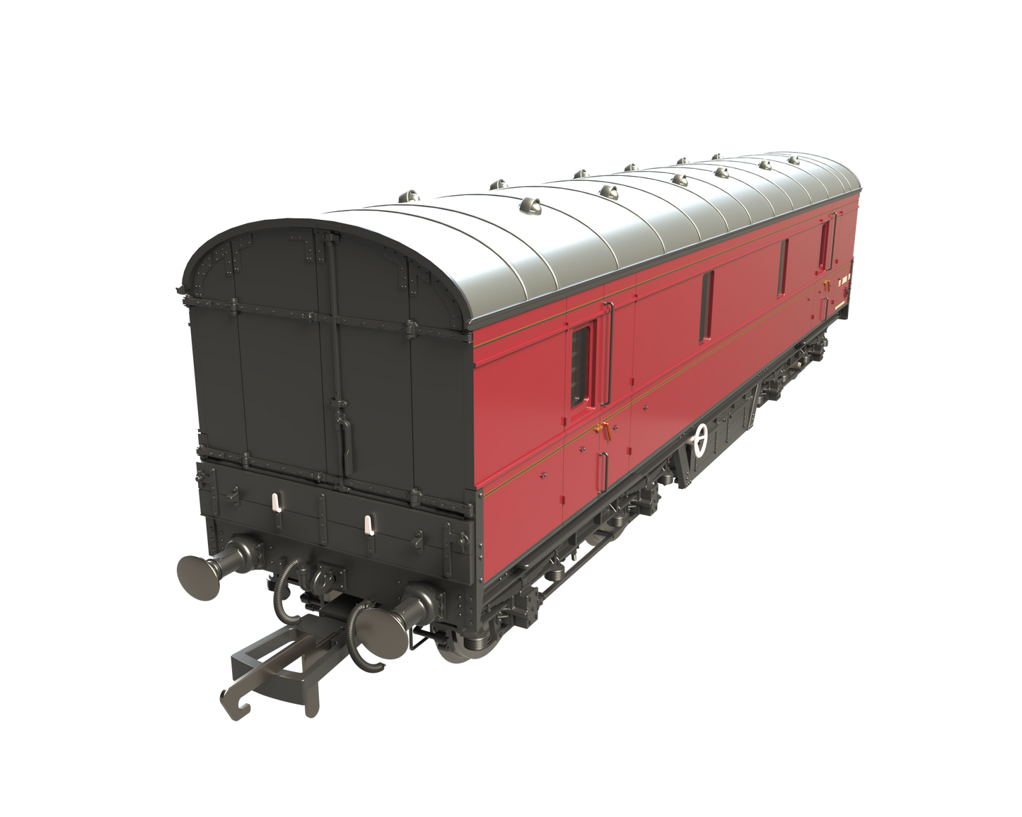 C2022 LMS 42ft GUV Parcels Van BR Lined Maroon M37898M
