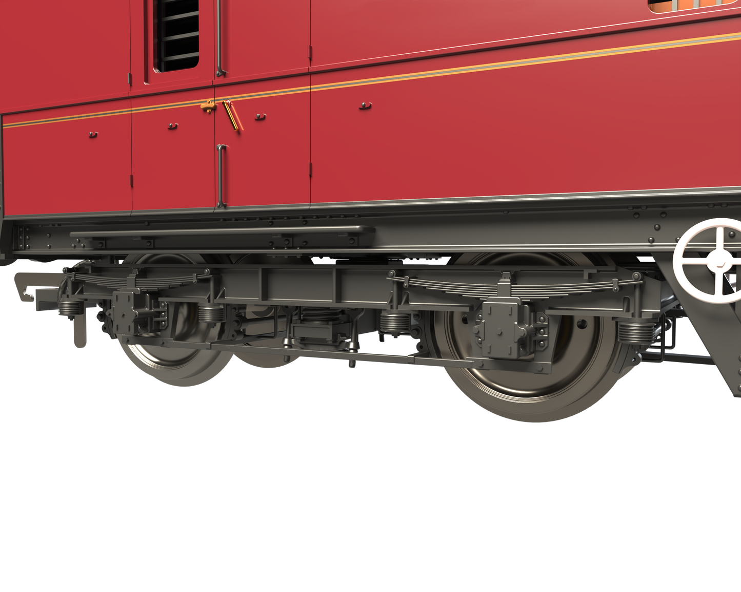 C2022 LMS 42ft GUV Parcels Van BR Lined Maroon M37898M