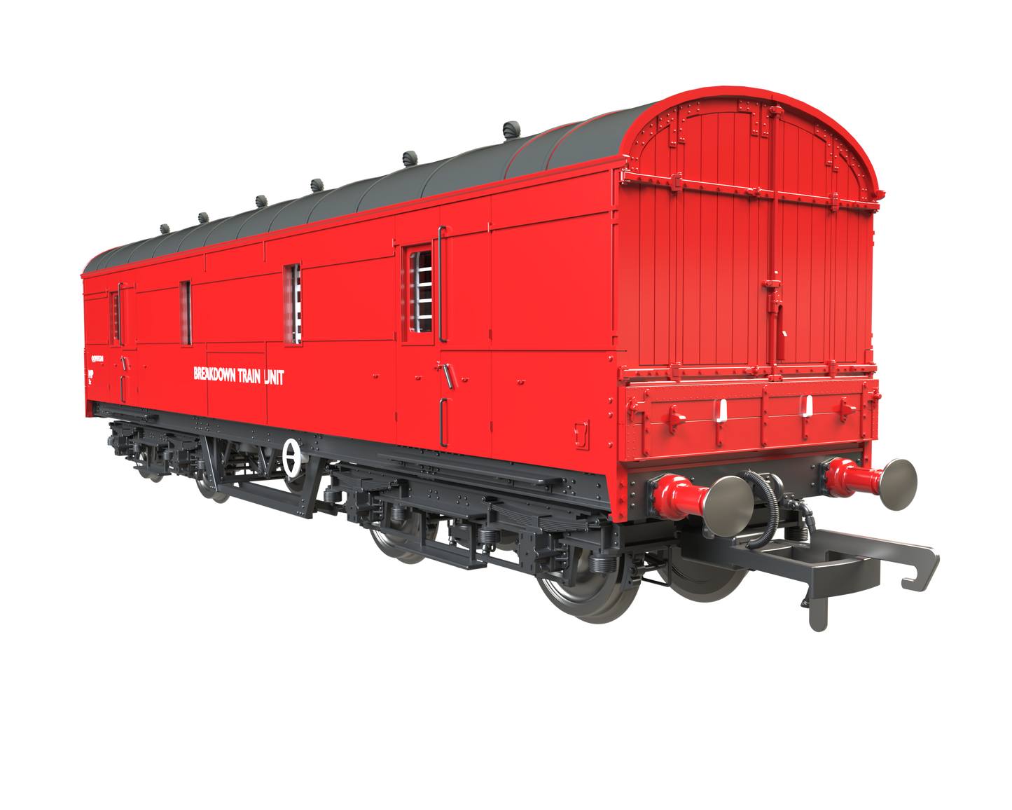C2024 LMS 42ft GUV Parcels Van BR Gulf Red ADB975241