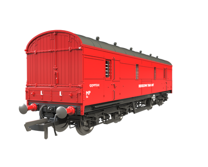 C2024 LMS 42ft GUV Parcels Van BR Gulf Red ADB975241