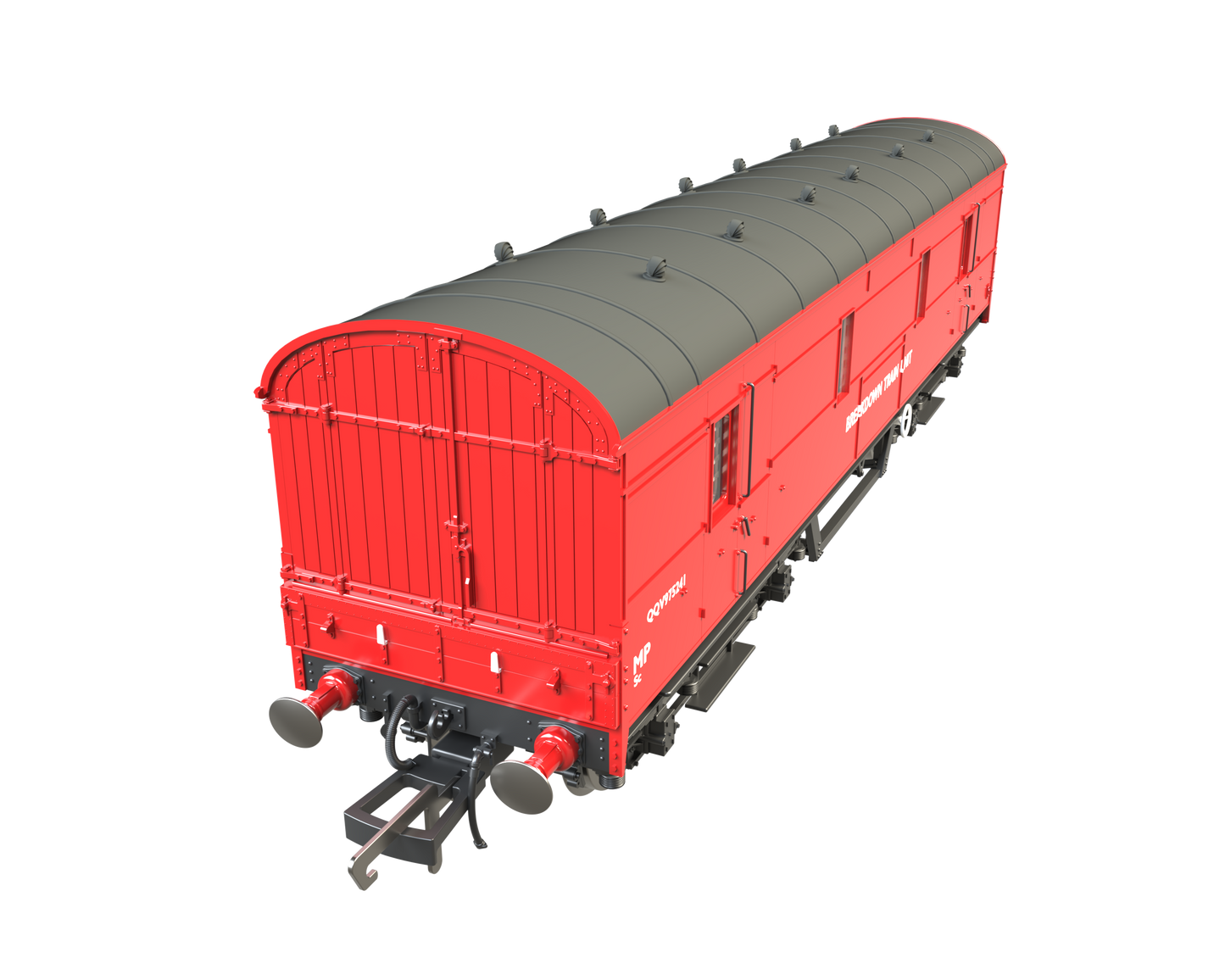C2024 LMS 42ft GUV Parcels Van BR Gulf Red ADB975241