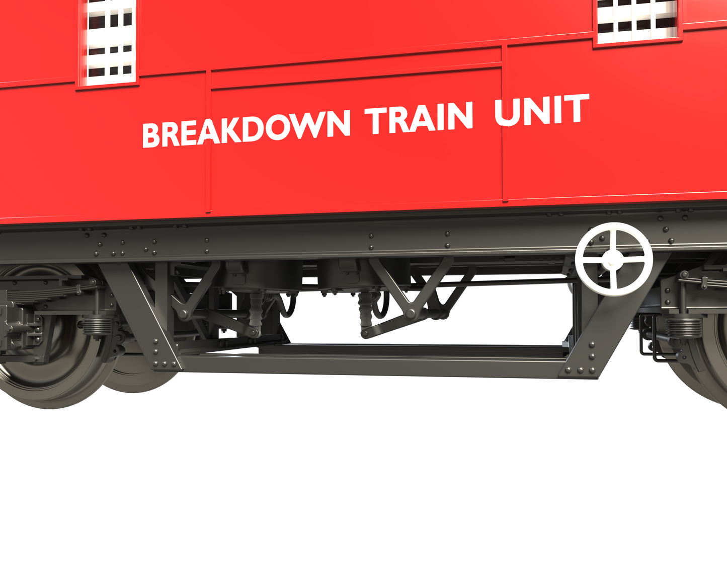 C2024 LMS 42ft GUV Parcels Van BR Gulf Red ADB975241