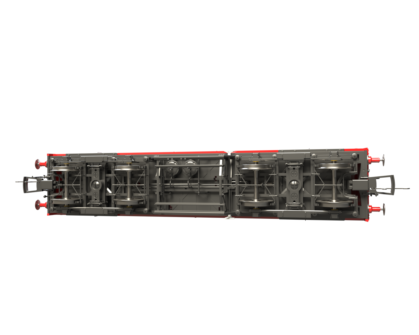 C2024 LMS 42ft GUV Parcels Van BR Gulf Red ADB975241