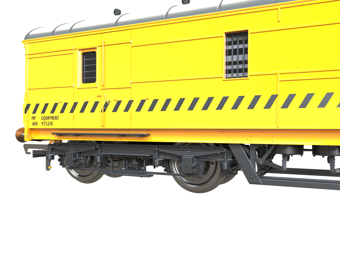 C2025 LMS 42ft GUV Parcels Van BR Departmental Yellow ADB975241