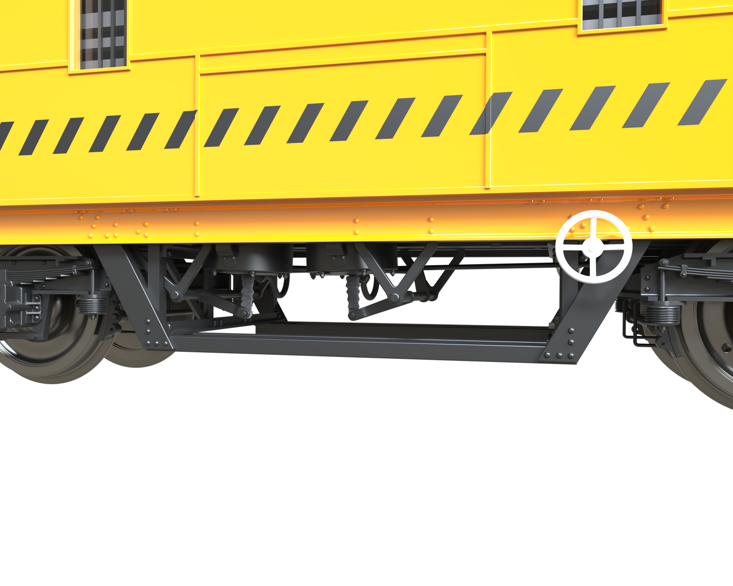 C2025 LMS 42ft GUV Parcels Van BR Departmental Yellow ADB975241