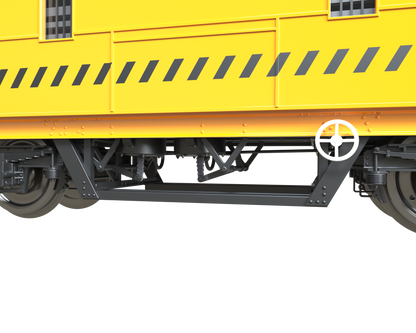 C2025 LMS 42ft GUV Parcels Van BR Departmental Yellow ADB975241