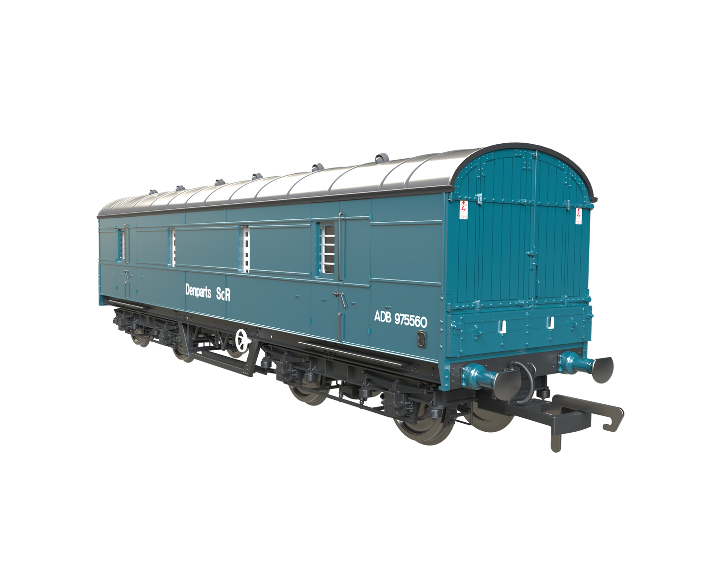C2026 LMS 42ft GUV Parcels Van BR Blue 'Denparts' ADB97560