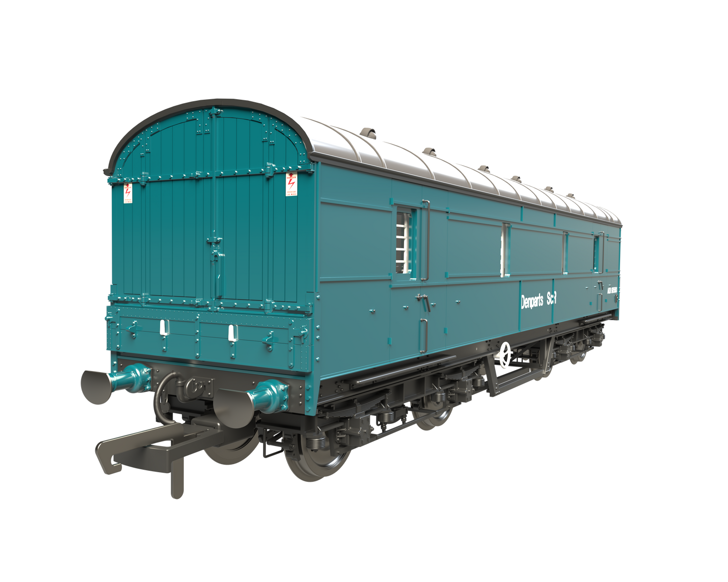 C2026 LMS 42ft GUV Parcels Van BR Blue 'Denparts' ADB97560