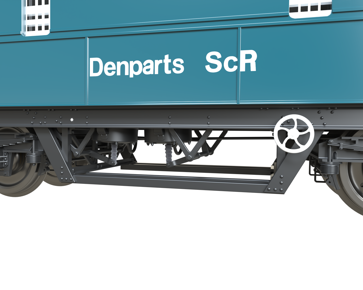 C2026 LMS 42ft GUV Parcels Van BR Blue 'Denparts' ADB97560