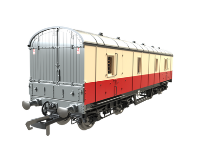 C2027 LMS 42ft GUV Parcels Van BR Crimson & Cream 37909