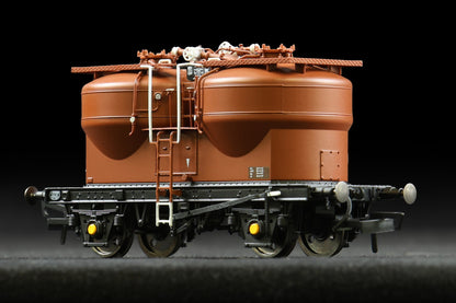Set of 3 Prestwin Silo Wagons in BR Bauxite - Pre TOPS