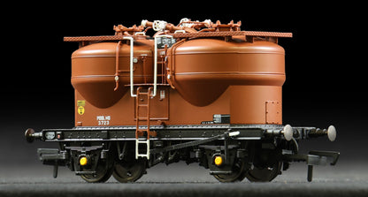 Set of 3 Prestwin Silo Wagons in BR Bauxite - TOPS